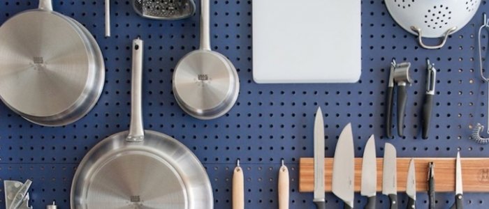 Organized Kitchen Wall